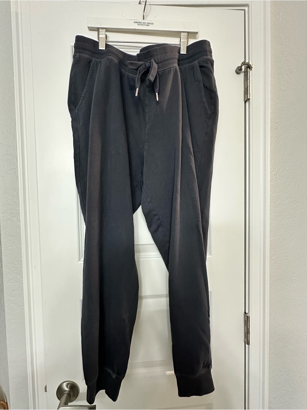 Old Navy Women's Slate Blue/Grey Drawstring Joggers - Picture 2 of 3